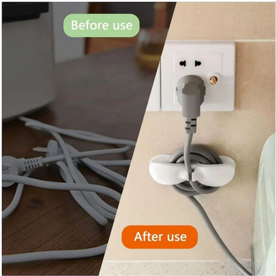 Power Cable Organizer for Electrical Devices Black