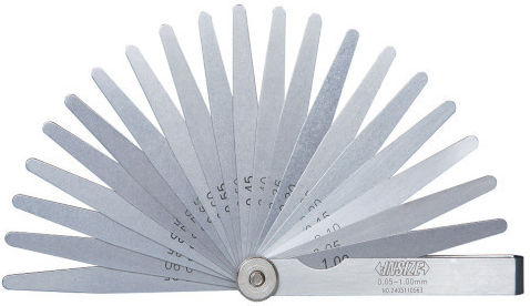 4602 Thickness Gauges Dim 0.05 1.00 Mm 13 Pieces 4602-13