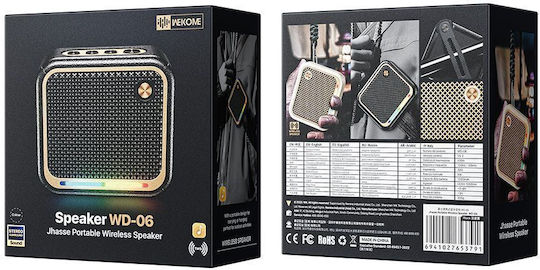 WK WD06 Ηχείο Bluetooth 5W Μαύρο