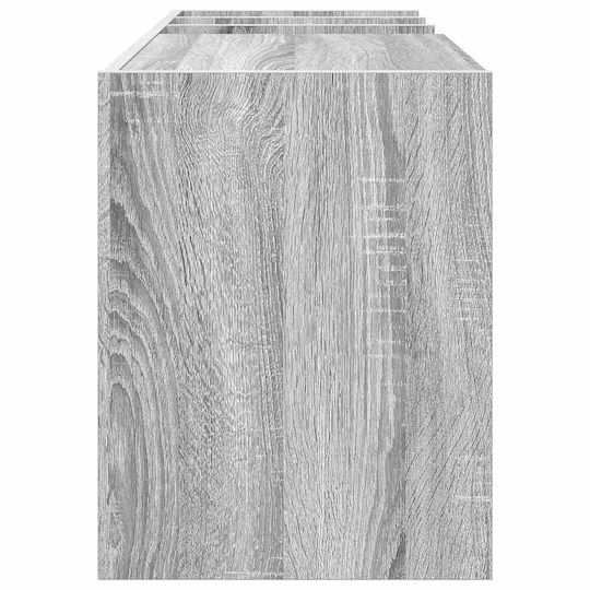vidaXL Hi-Fi Furniture Gray 35x78.5x45cm