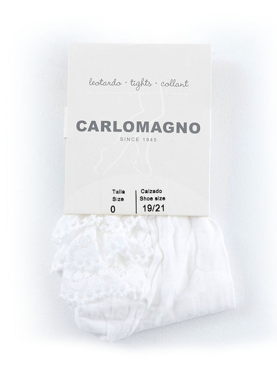 Carlomagno Παιδικό Καλσόν Λευκό