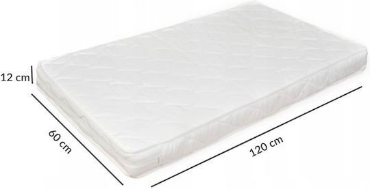 Kidizi Ortopedic Saltea Pentru Patut cu Nucă de cocos 60cmx120cmx12cm