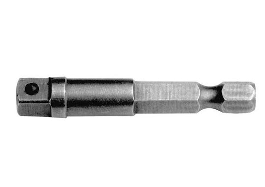 330-4 Adapter Sechskant Außen 1/4” – Außenquadrat 1/4'' 150 Mm