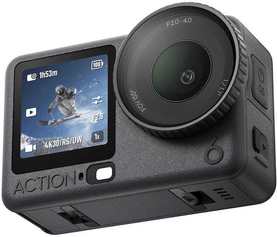 DJI Osmo Action 6 50GB Action Camera 4K Ultra HD Adventure Combo με Οθόνη Αφής 2.5" και Wi-Fi Μαύρη