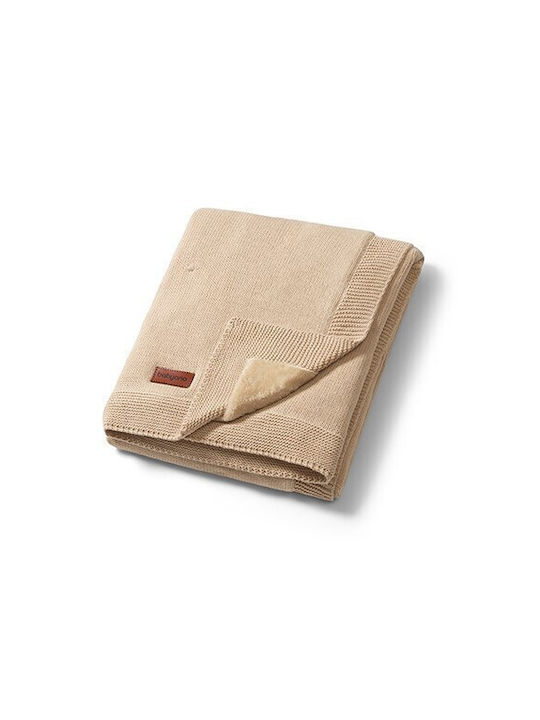 Babyono Blanket Nursery Swaddling Blankets Cotton Beige 75x100cm