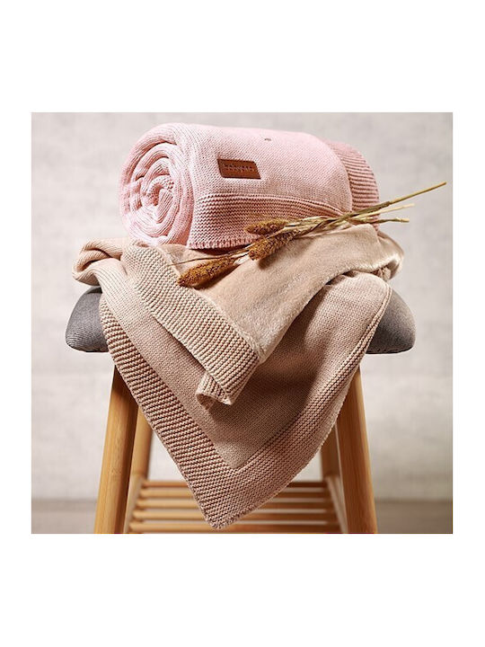 Babyono Blanket Nursery Swaddling Blankets Cotton Pink 75x100cm