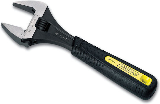 Phosphated Adjustable Wrench Enlarged Opening Ergotop Sleeve Dim 176 Opening 34 Mm 1 3/8''