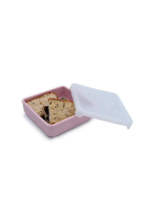 Melii Microwave Silicone Lunch Box Pink 790ml