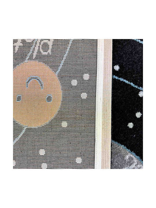 SpitiBazaar Παιδικό Χαλί Μαύρο 180x240cm