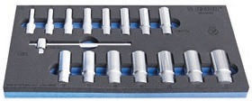 964/56sos Set Capete Cheie Tubulară Lungă 3/8'' În Modul Sos 16 Bucăți 625334