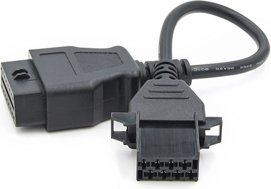 Techstar Truck Adapter Cable Volvo 8 Pin To Obd2 16 Pin
