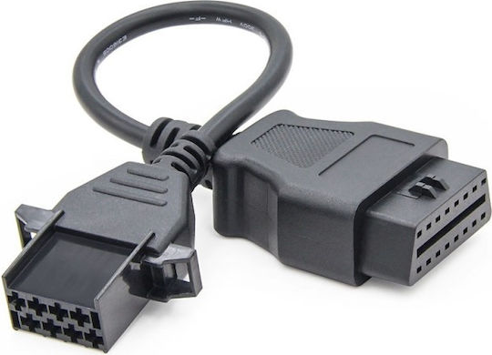 Techstar Truck Adapter Cable Volvo 8 Pin To Obd2 16 Pin