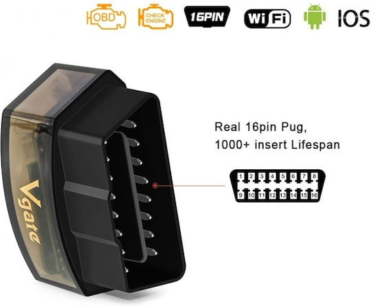 Techstar Vgate Icar Pro Auto Diagnosewerkzeuge Bluetooth 4.0 Android iOS Multi-Brand OBD 2