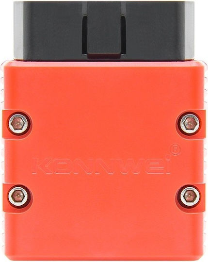 Auto Diagnosewerkzeug Konnwei Kw902 Mini ELM 327 Bluetooth 5.0 OBD 2 Kompatibel Android Windows PC Orange