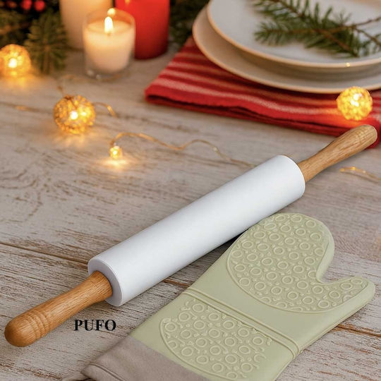Wooden Kitchen Rolling Pin 48cm 1pcs