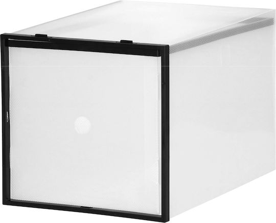 Casetă pentru Pantofi în Culoare Negru 28x20x20cm 10buc