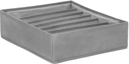 Kunststoff Schubladenteiler für Socken / Unterwäsche / Krawatten in Gray Farbe 4Stück