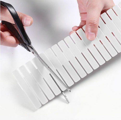 Organizator Sertare Alb 37x7cm 4 Bucăți