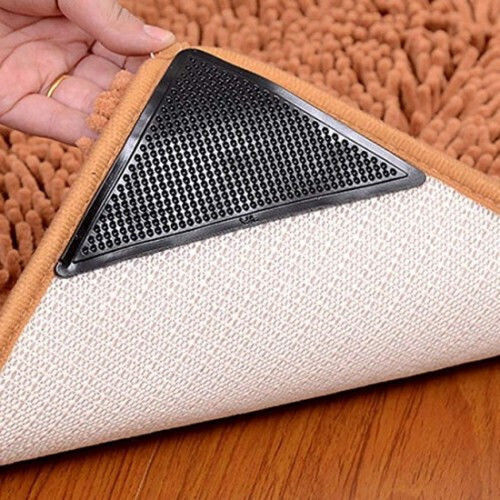 Anti-derapant pentru covoare 16x16cm 4buc