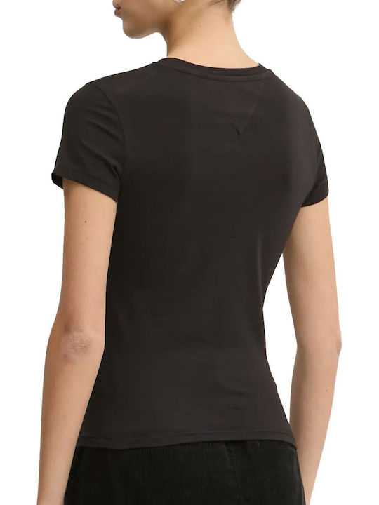 Tommy Hilfiger T-Shirt Μαύρο Tommy Hilfiger T-Shirt Μαύρο