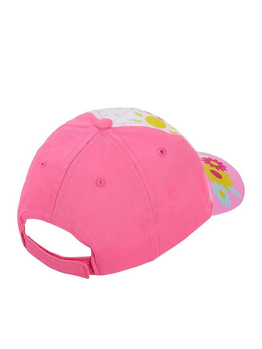 Peppa Pig Παιδικό Καπέλο Jockey Υφασμάτινο Ροζ
