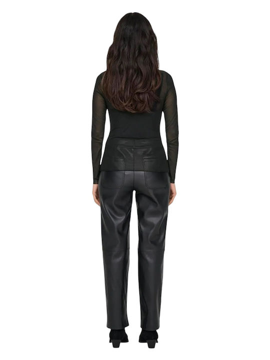 Women's Blouse Long Sleeve Black