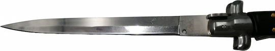 Knife Automatic Black in Sheath Set of 3pcs