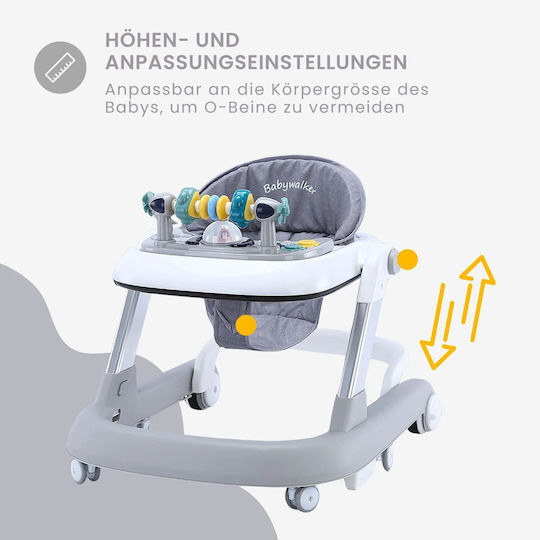 Baby Walker with Music for 6+ Months Pink