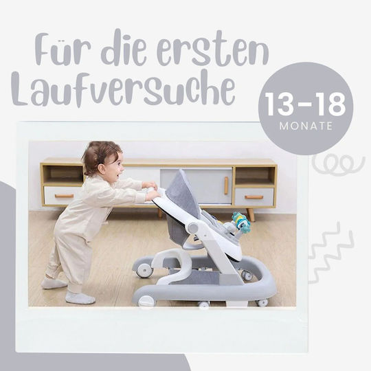 Baby Walker with Music for 6+ Months Blue