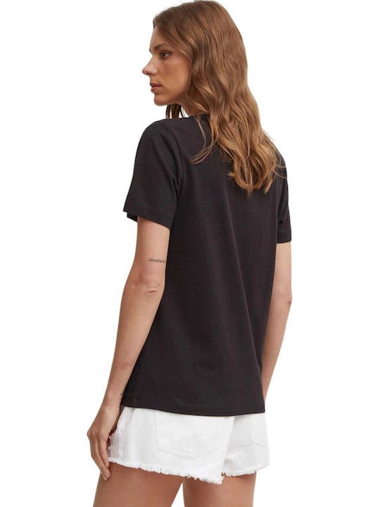 Tommy Hilfiger Script Тениска Черна