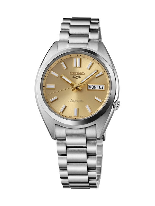 Snxs Series Men's Watch 37.4mm Automatic with Silver Metal Bracelet