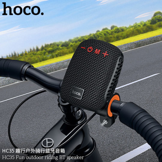 Hoco HC35 Bluetooth Speaker 5W with Radio and Battery Life up to 2 hours Black
