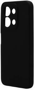 iNOS Umschlag Rückseite Silikon Schwarz (Redmi 15C 4G)