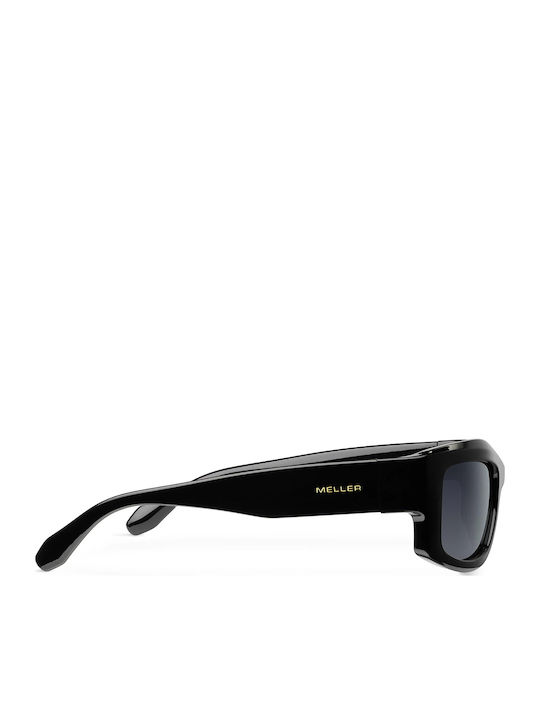 Meller Zuba Unisex Γυαλιά Ηλίου με Μαύρο Κοκκάλινο Σκελετό και Μαύρο Φακό ZB-TUTCAR