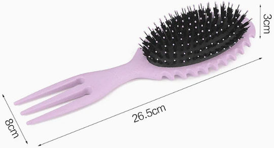 Salon Tech Brush Hair Purple