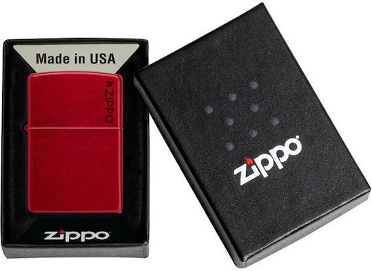 Zippo Αναπτήρας Φλόγας σε Κόκκινο χρώμα