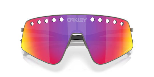 Oakley Fahrradbrillen Sweep Prizm mit Gray Rahmen und Mehrfarbigen Linsen