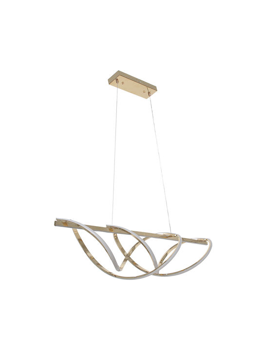 Keskor Pendant Light Gold 100x23x23cm