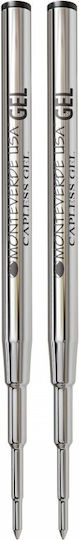 MontBlanc Capless 2 Ανταλλακτικά Μελάνια για Στυλό Medium Μπλε