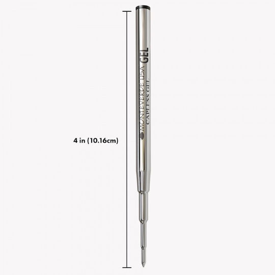 MontBlanc Capless 2 Ανταλλακτικά Μελάνια για Στυλό Medium Μπλε