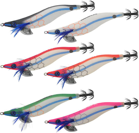 Seika Squid Jigs Luna Albastră Shallow #3.0 Verde