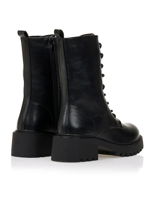 Women's Ankle Boots with Medium Heel Black