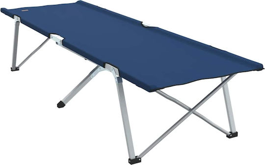 Folding Guest Bed Without Mattress Single Blue Set 2 Pieces 194x62.5x42.5cm