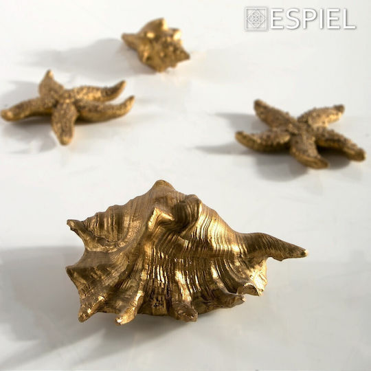 Διακοσμητικό Επιτραπέζιο Κοχύλι Polyresin Χρυσό Espiel 14x10x6εκ Mt2725k2 Σετ 2 Τεμάχια Υλικό Polyresin Χρυσό Espiel Mt2725k2 Διακοσμητικό Επιτραπέζιο Κοχύλι Polyresin Χρυσό Espiel 14x10x6εκ Mt2725k2 Σετ 2 Τεμάχια Υλικό Polyresin Χρυσό Espiel Mt2725k2