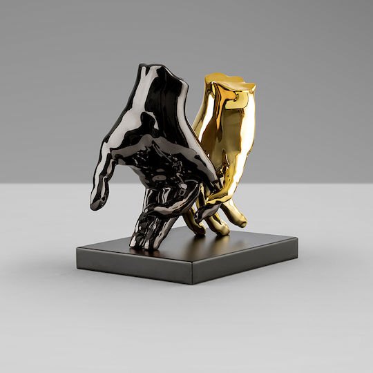 Χέρια Φιγούρα Ανθρακί Χαλκός 18x20x14cm Schuller 297998