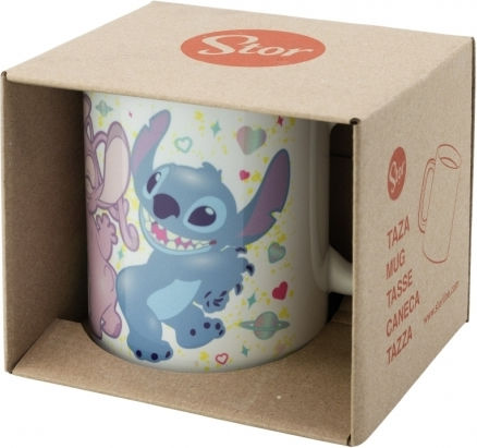 Disney Stitch Ceramic Mug From Stitch & Angel Collection 325 ml