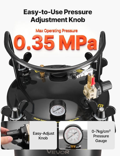 Vevor Пистолет За Боядисване На Въздух 6.4mm