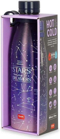 Legami Milano Hot+cold Bottle Thermos Stainless Steel 800ml Constellations