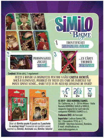 Joc de Societate Similo Fairy Tales pentru 2+ Jucători 7+ Ani Horrible Games