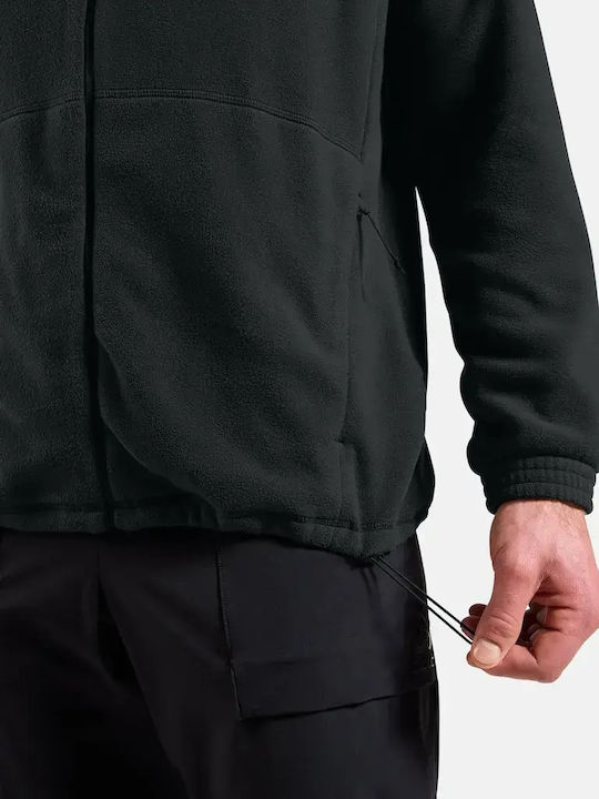 Essentials Herren Fleecejacke Schwarz